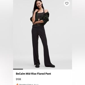 Lululemon Athletica Black BeCalm Pants